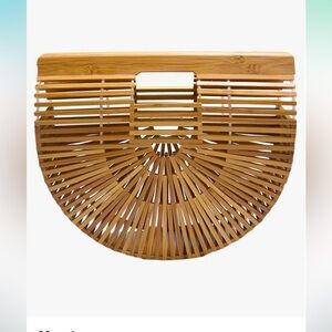 Bamboo/Straw Handbag Handmade Clutch
